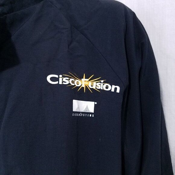 Cisco Systems World Tour Jacket Vintage 90s 1994 CiscoFusion Made In USA Mens - Picture 3 of 6